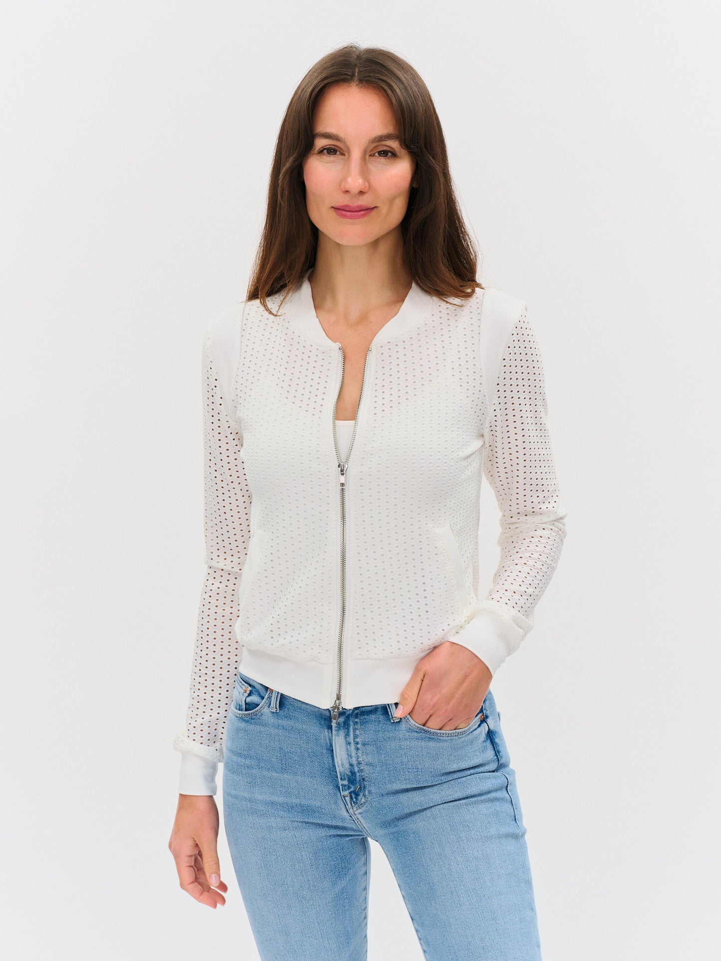 the cutout jacket [white]