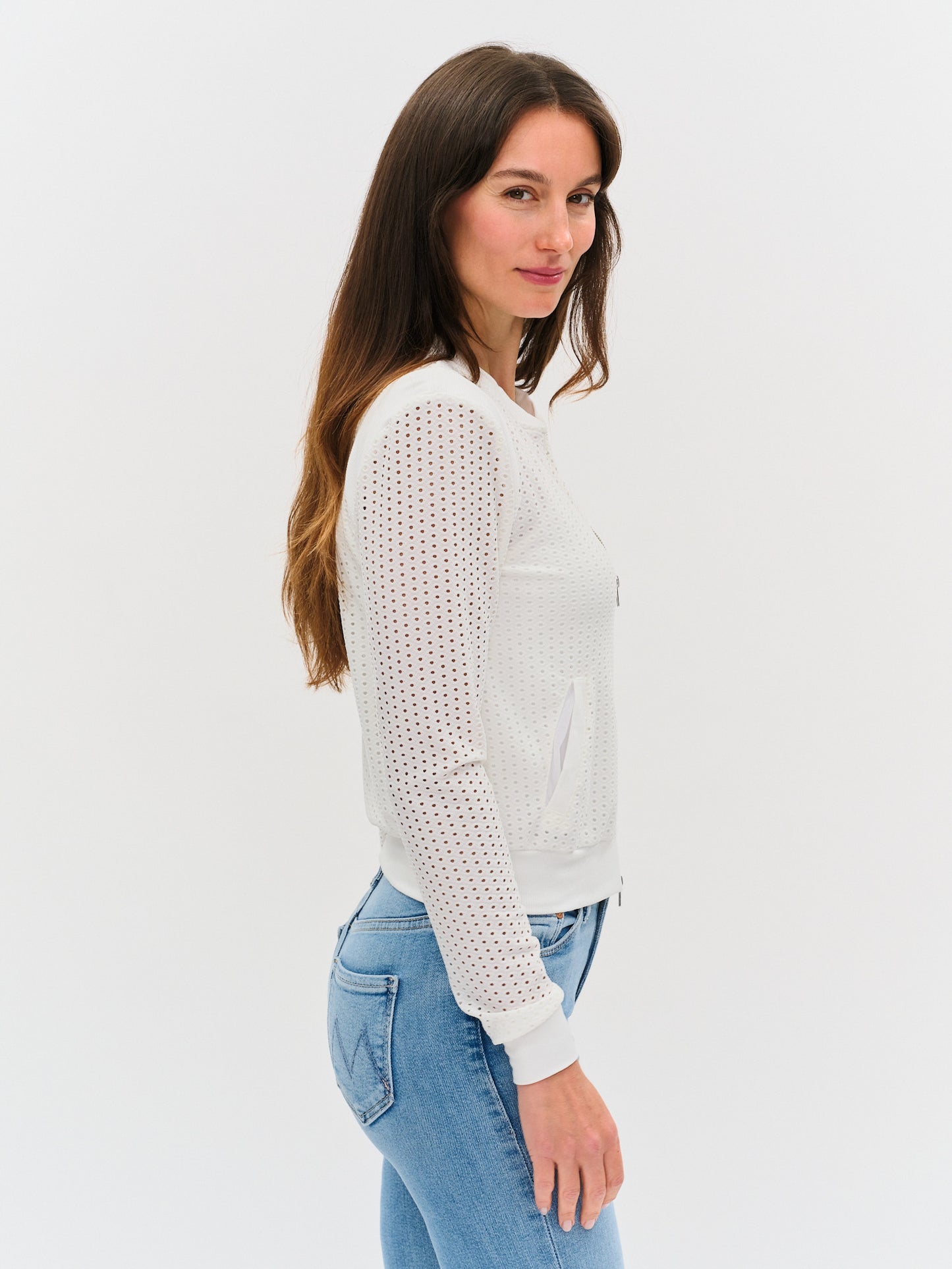 the cutout jacket [white]