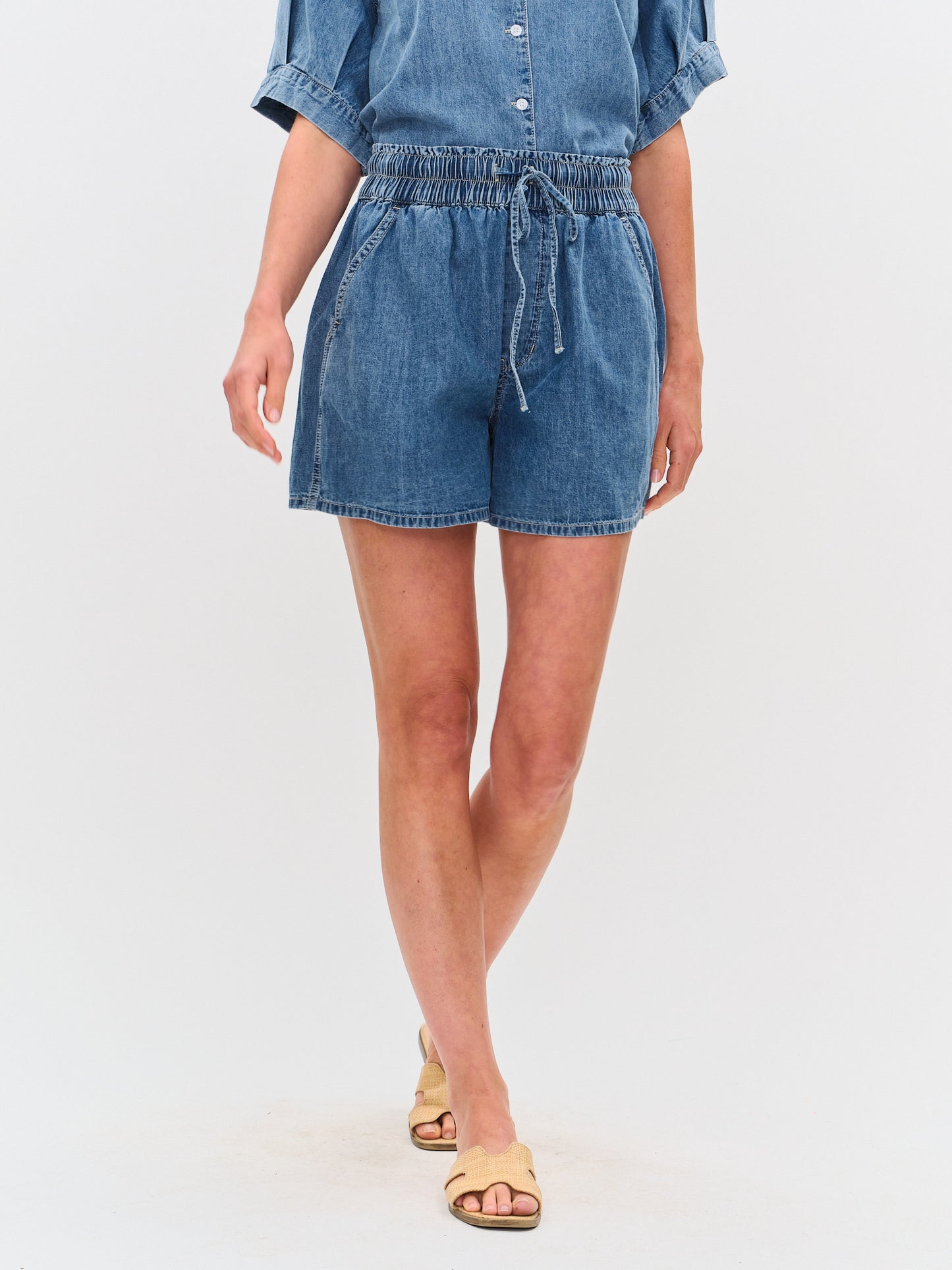emma shorts [denim]