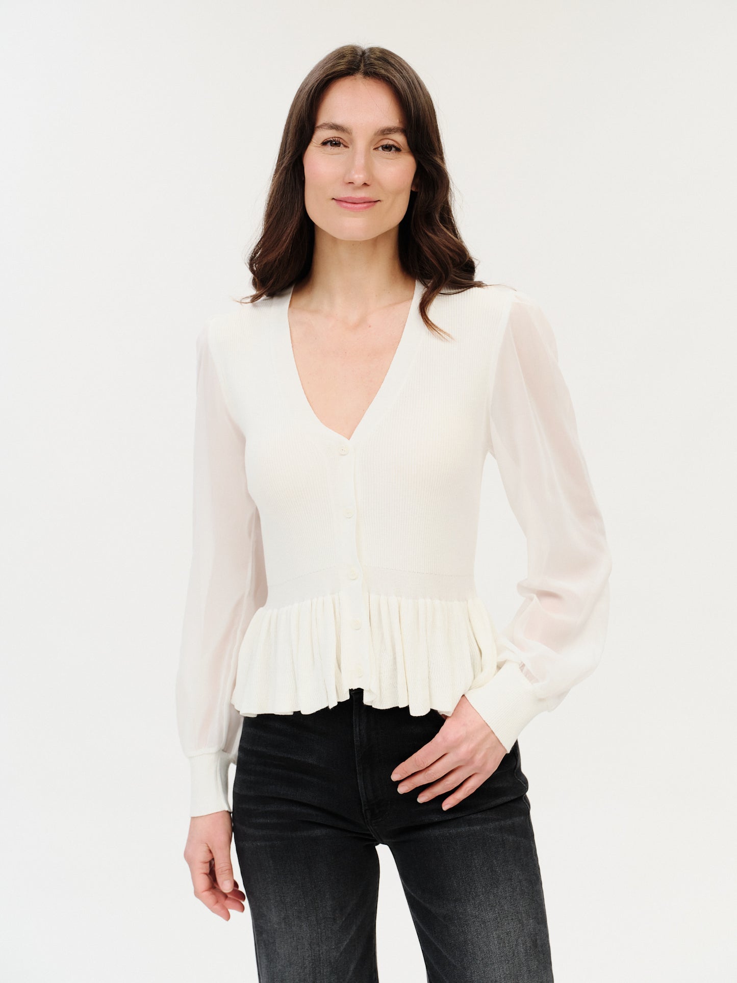 alexandra sweater [white]