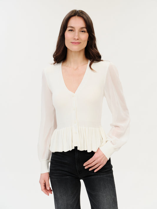 alexandra sweater [white]