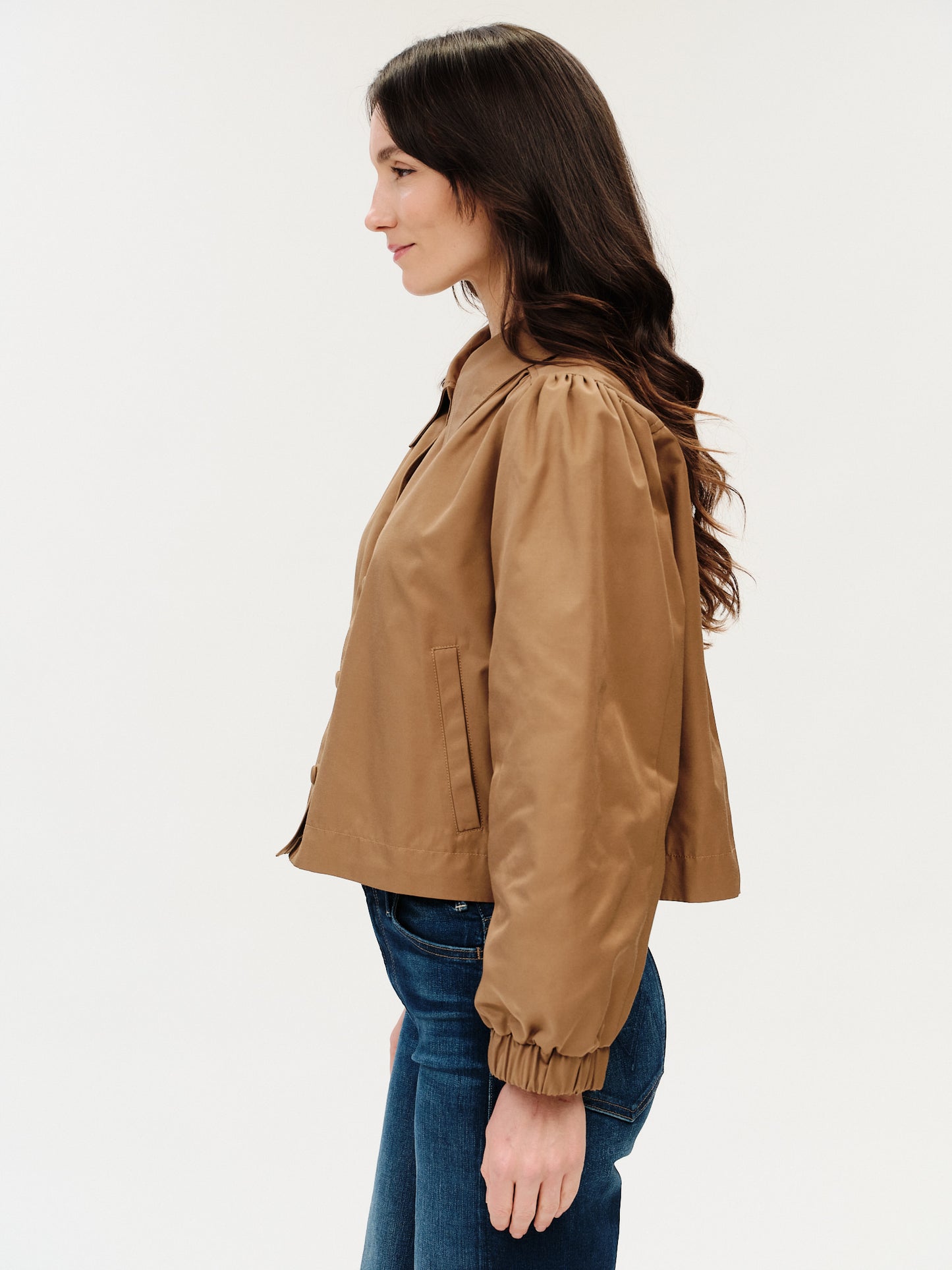 leni jacket [toffee]