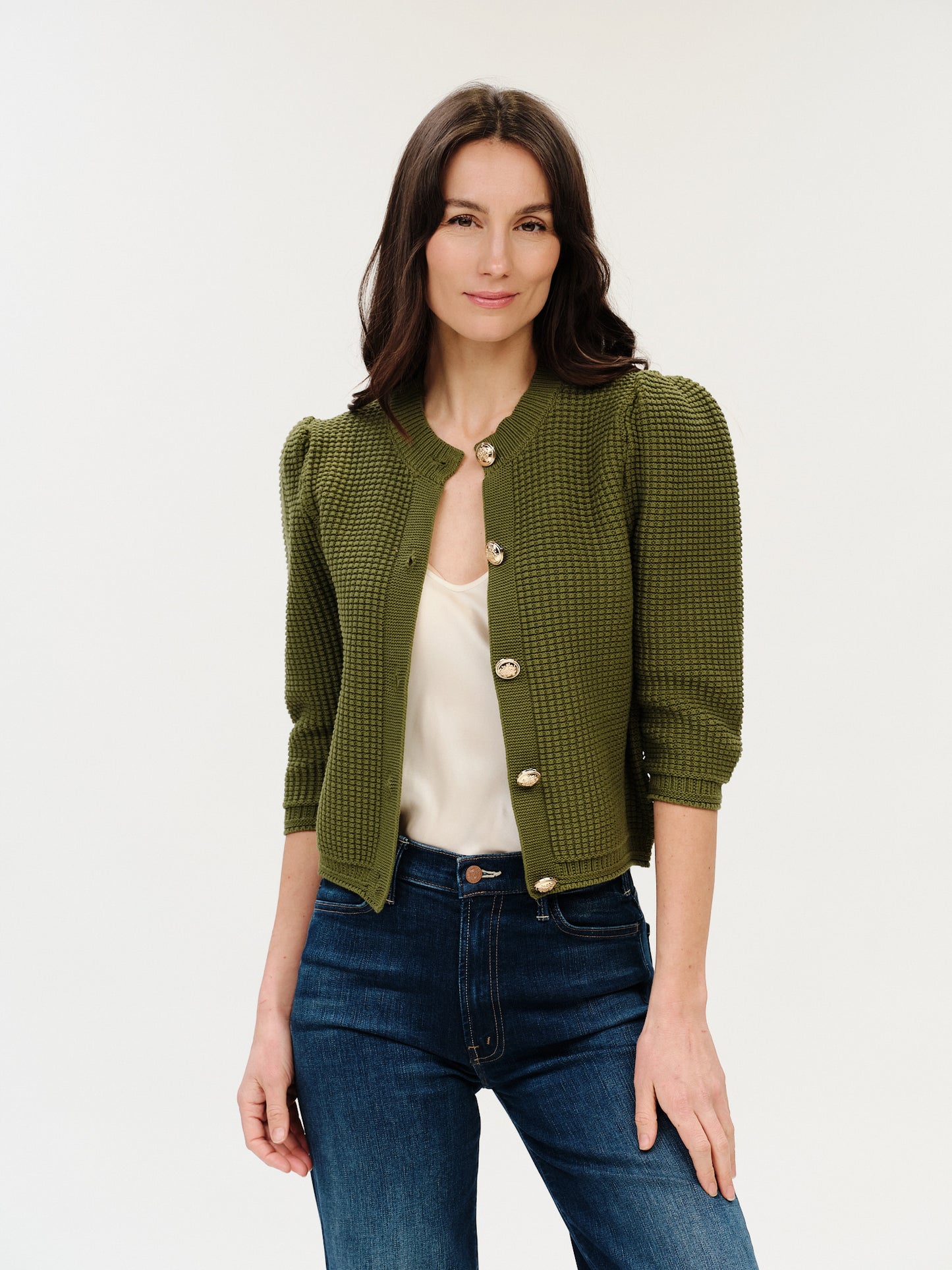 lou cardigan [thyme]