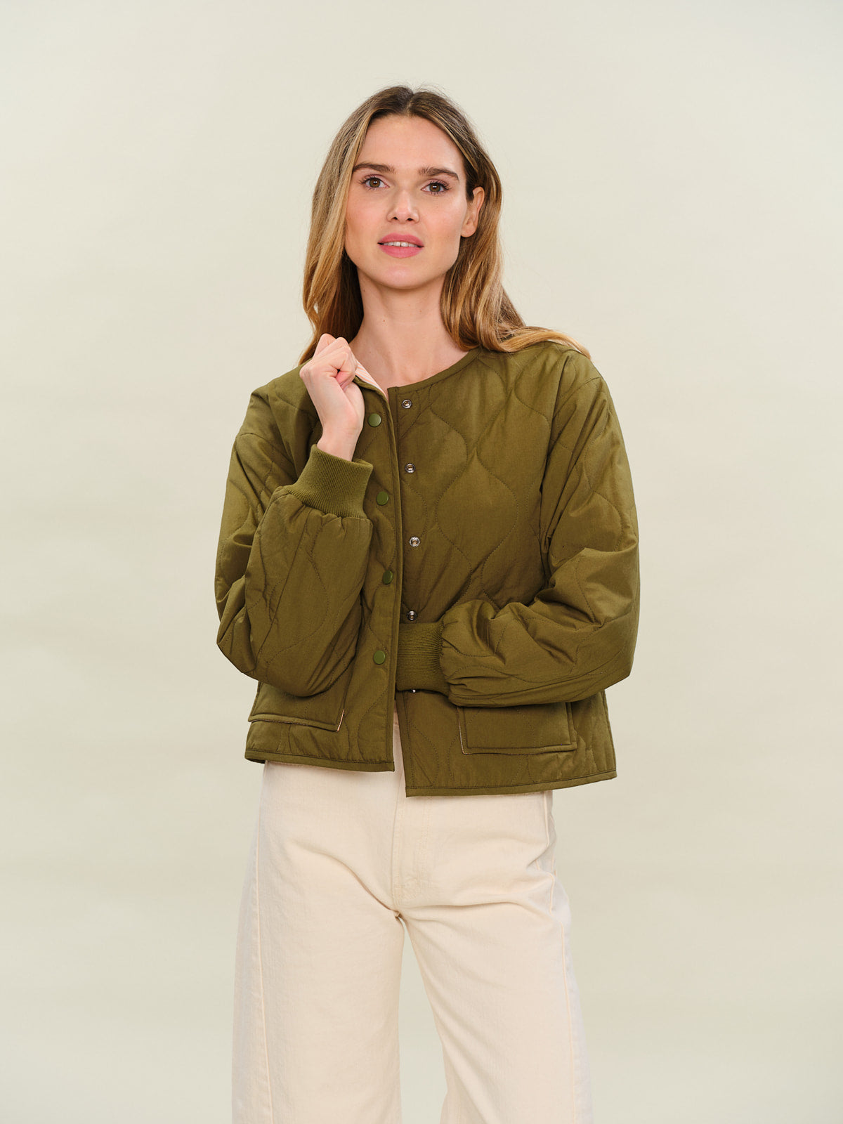 iris jacket [olive]