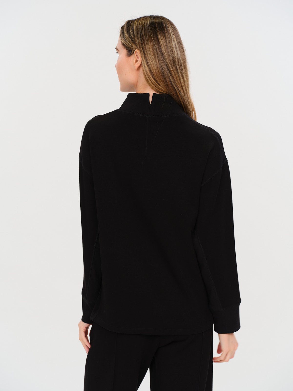 scuba mock neck [black]