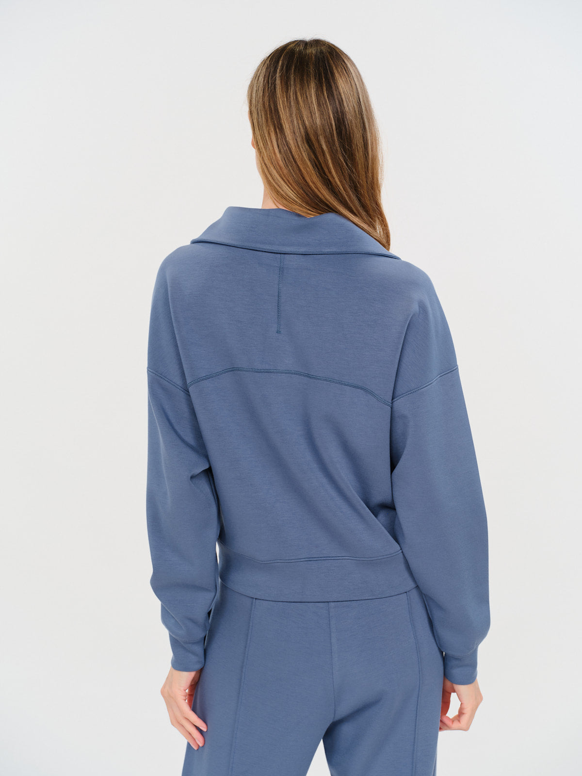 scuba 1/4 zip up [steel blue]