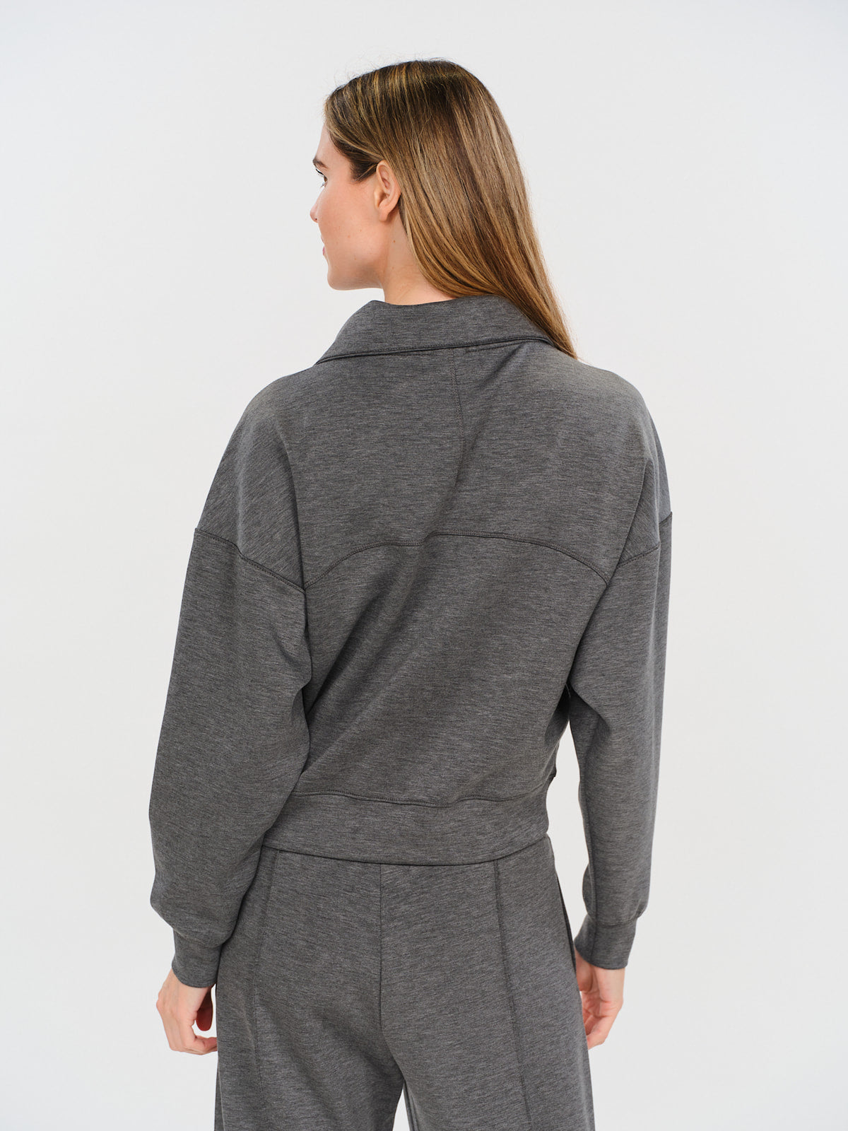 scuba 1/4 zip up [charcoal]
