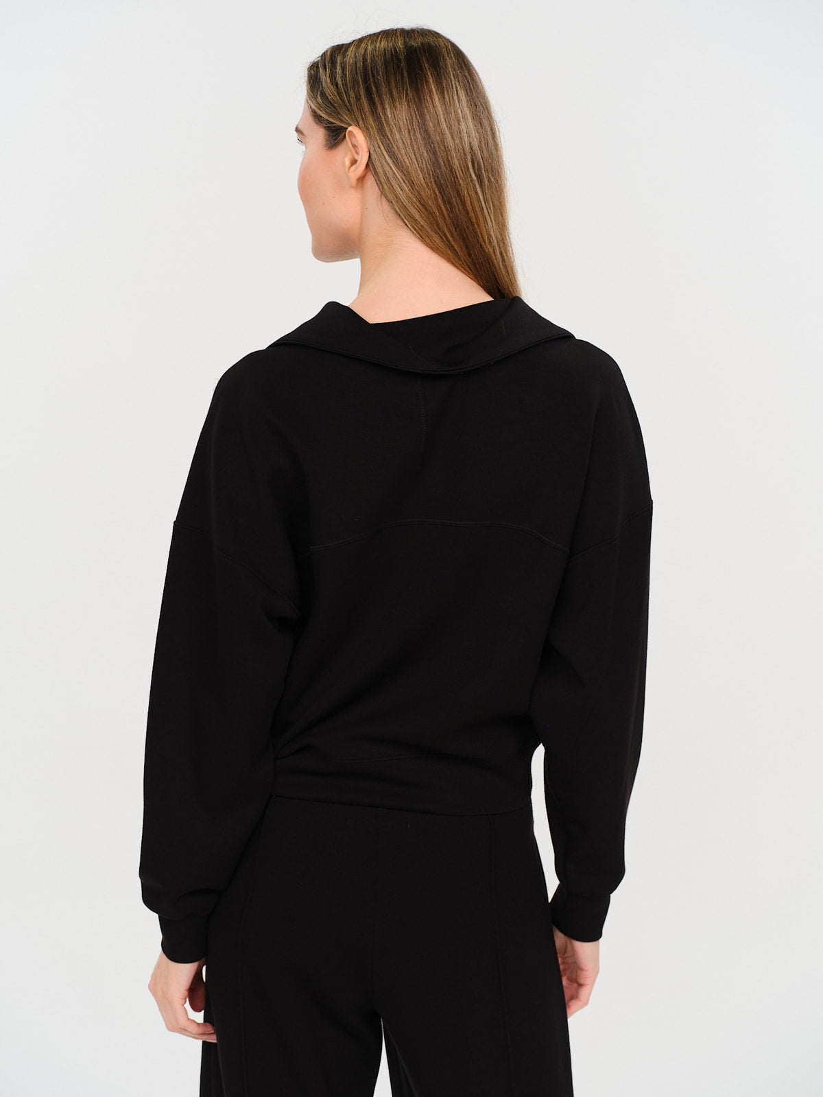 scuba 1/4 zip up [black]