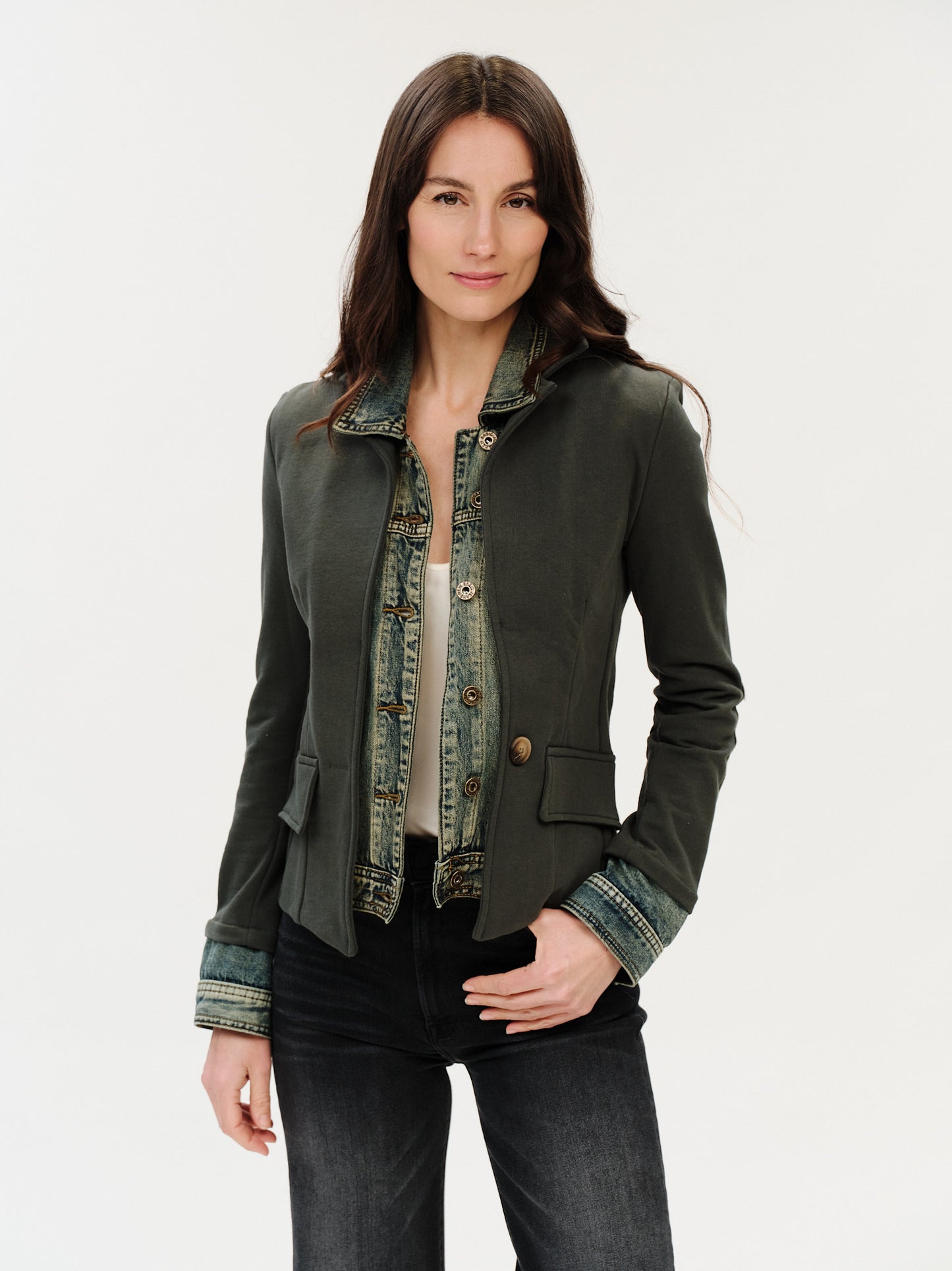 clarissa *made in italy* blazer [military]