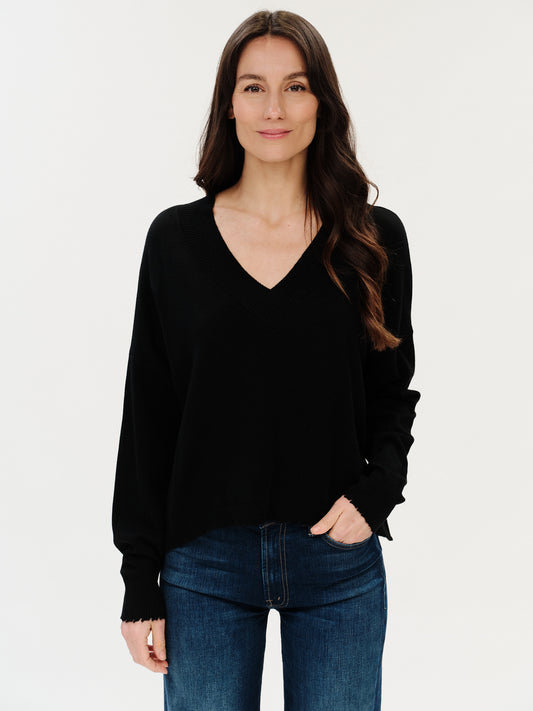 geneva sweater [black]