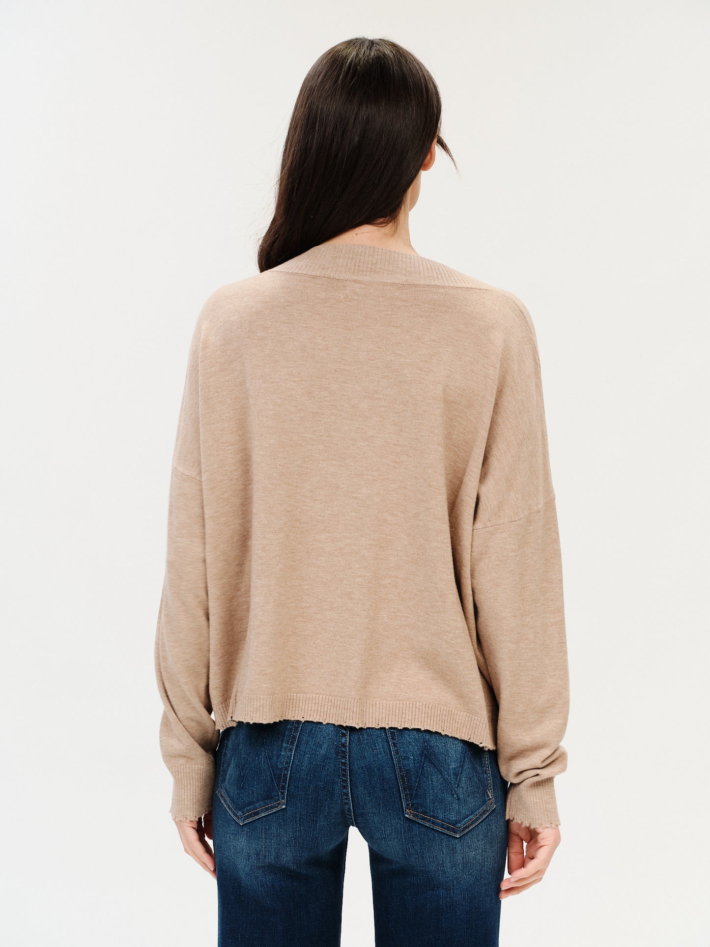 geneva sweater [heather taupe]