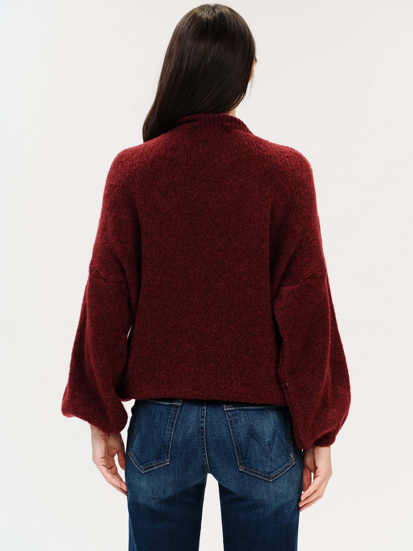 amore sweater [burgundy]