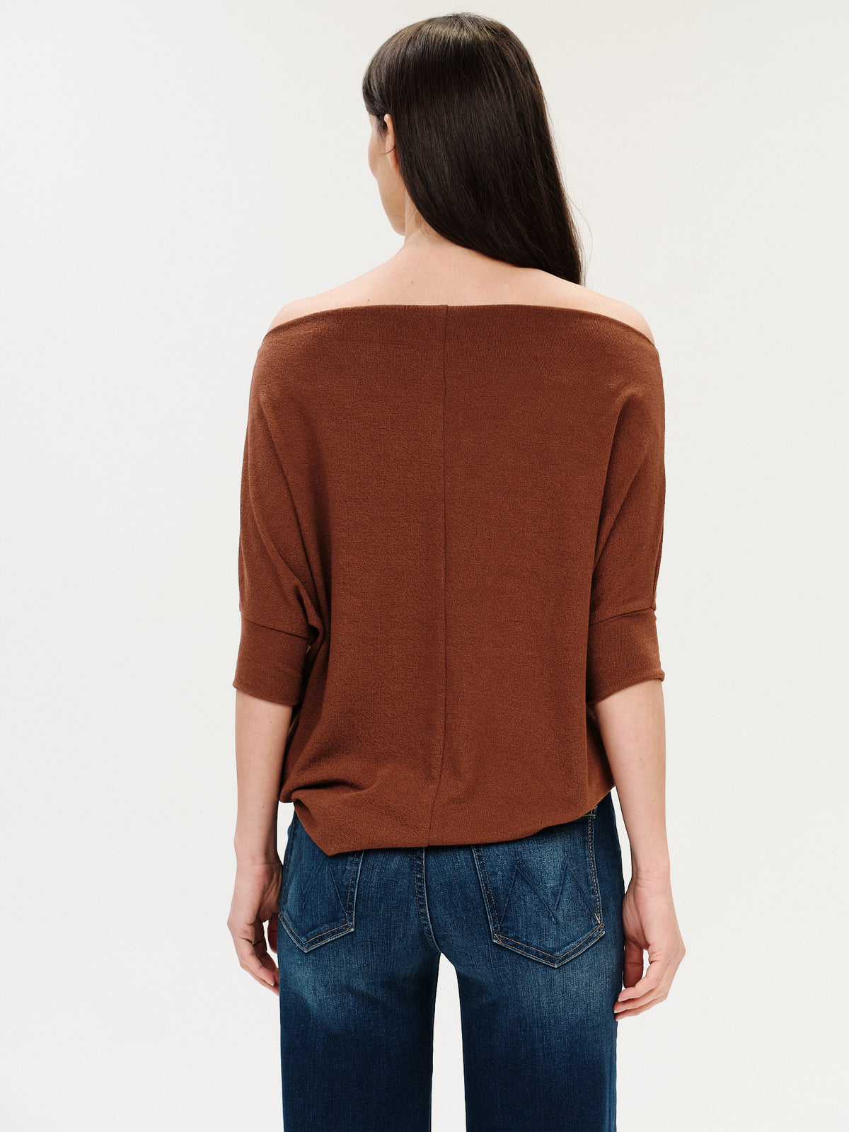 the short sleeve anywhere top [brown]