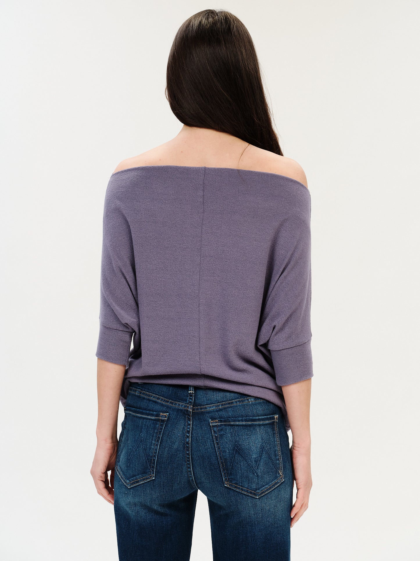 the short sleeve anywhere top [dark lavender]