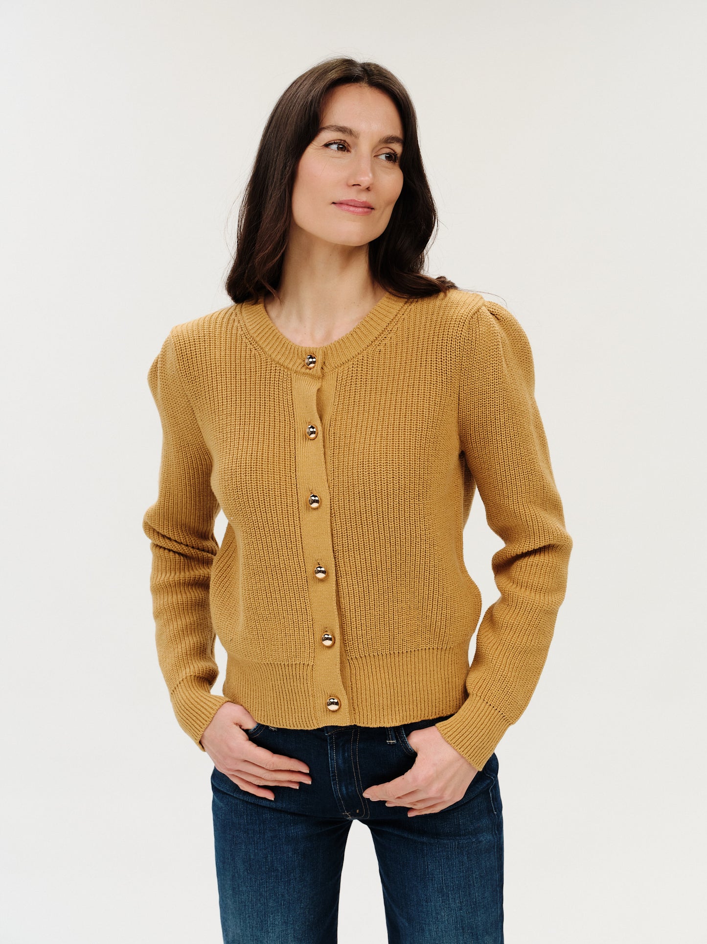 fia cardigan [mustard]