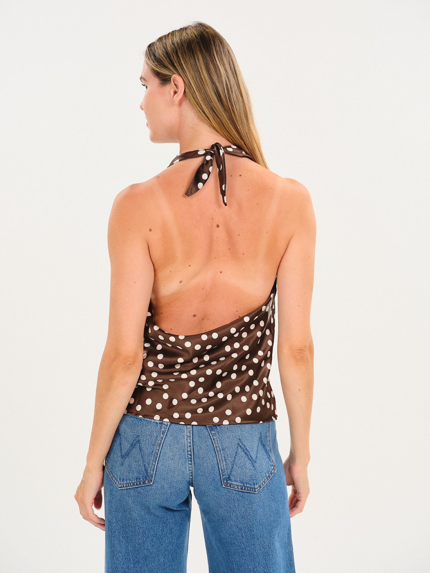 elyse top [brown]