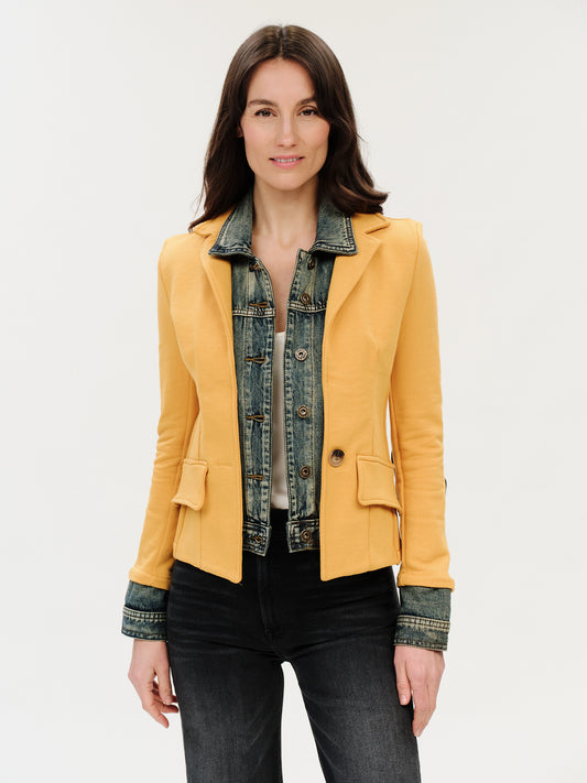 clarissa *made in italy* blazer [marigold]