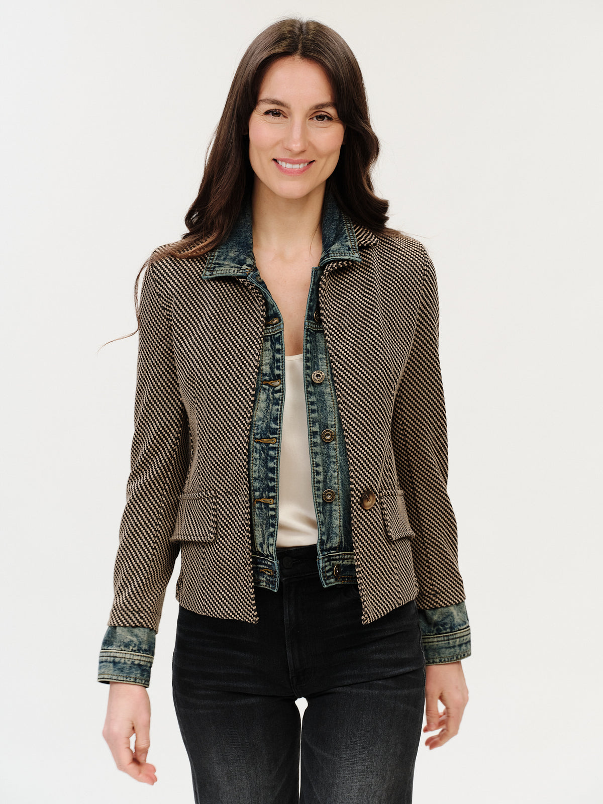 clarissa *made in italy* blazer [lexington check]