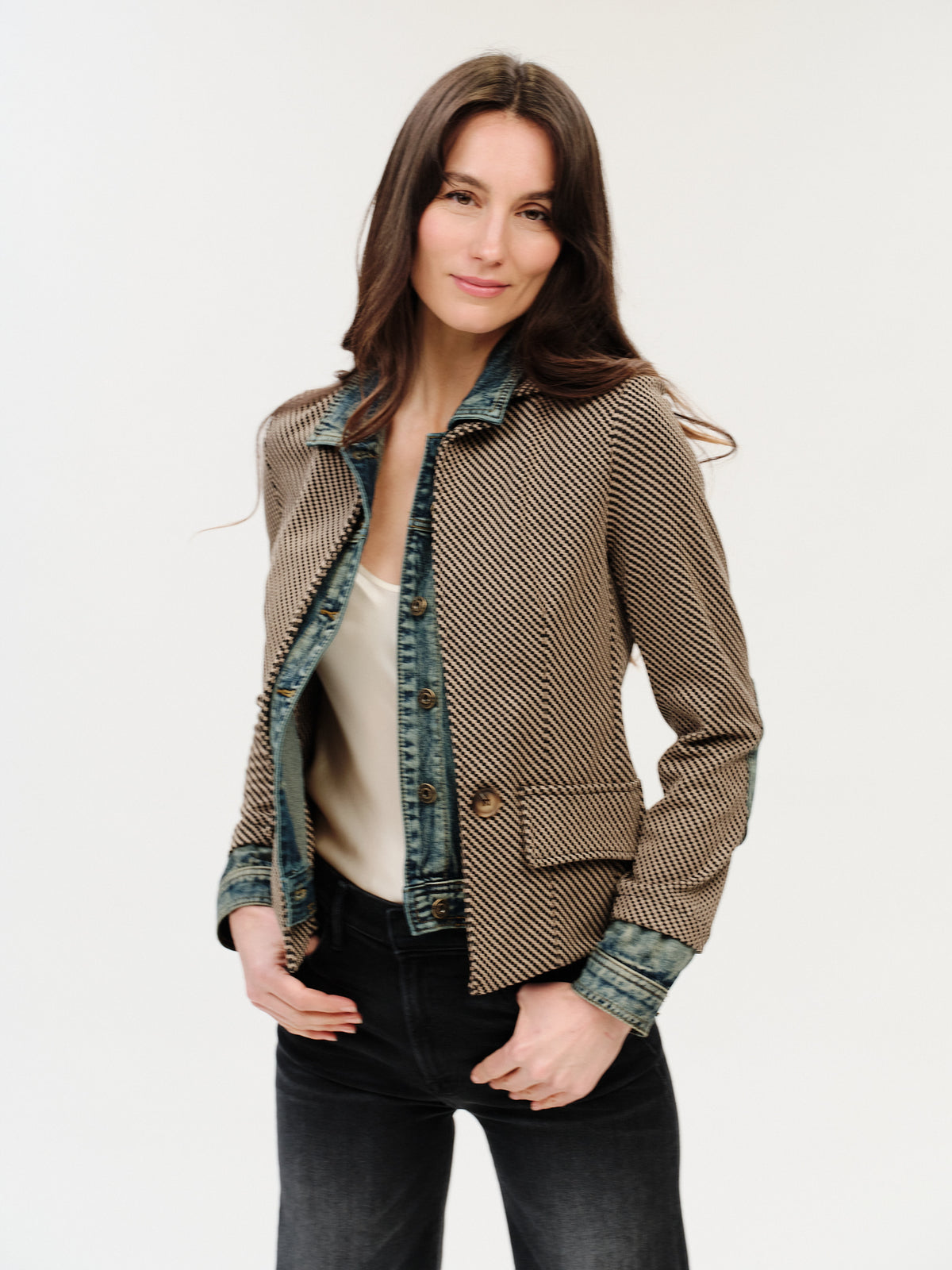 clarissa *made in italy* blazer [lexington check]