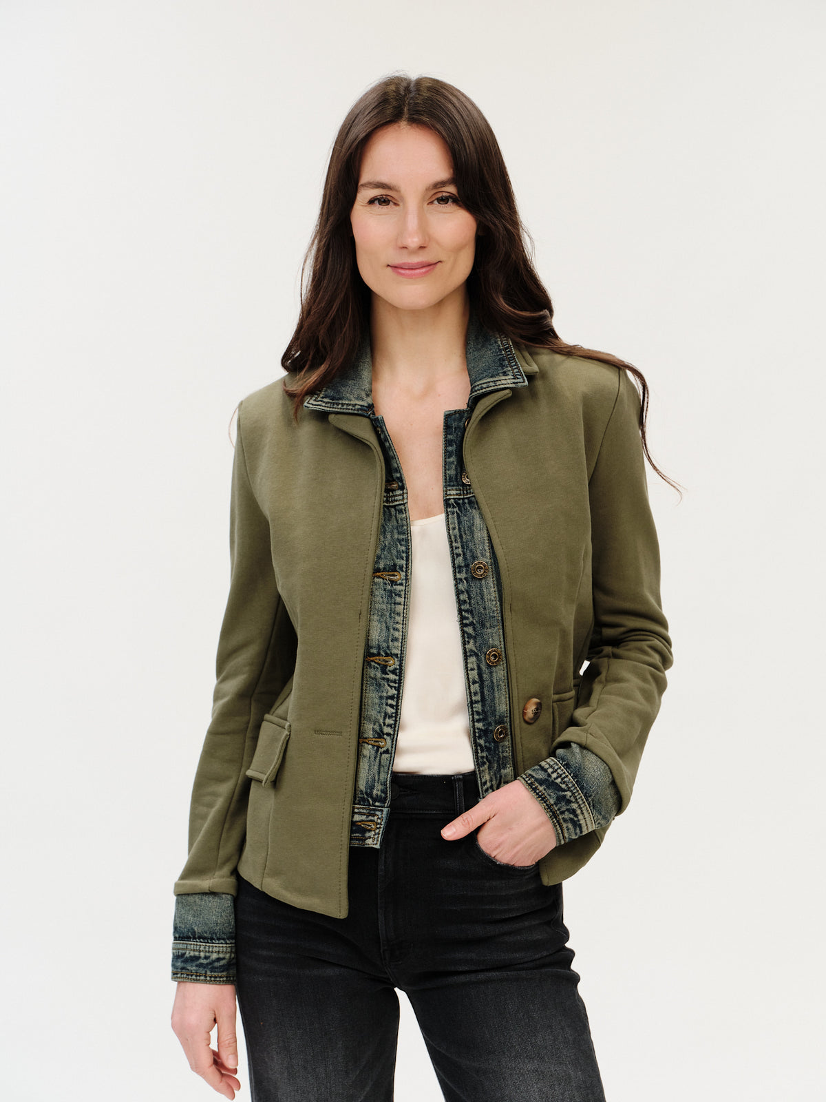 clarissa *made in italy* blazer [olive]