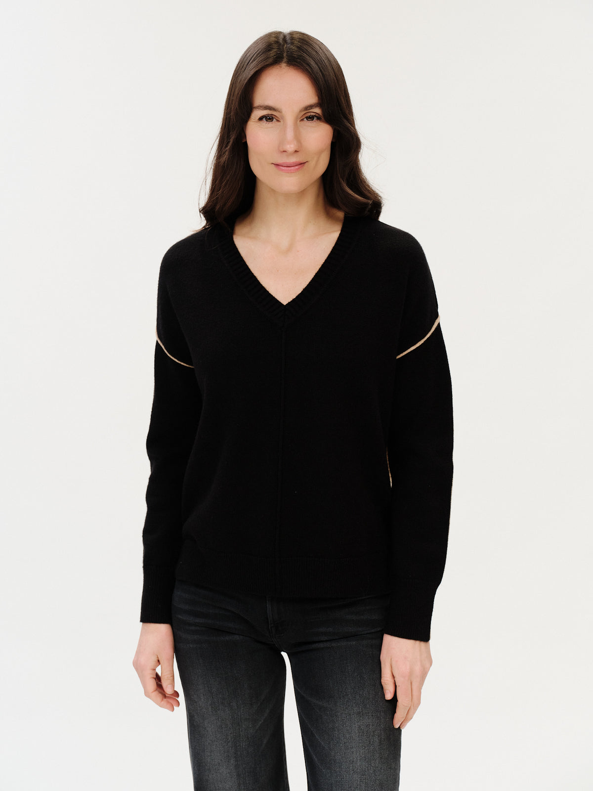 fiore sweater [black/camel]