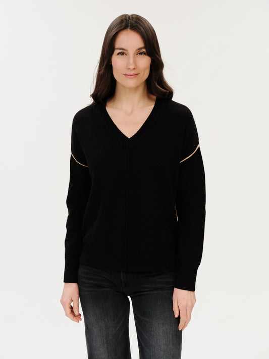 fiore sweater [black/camel]