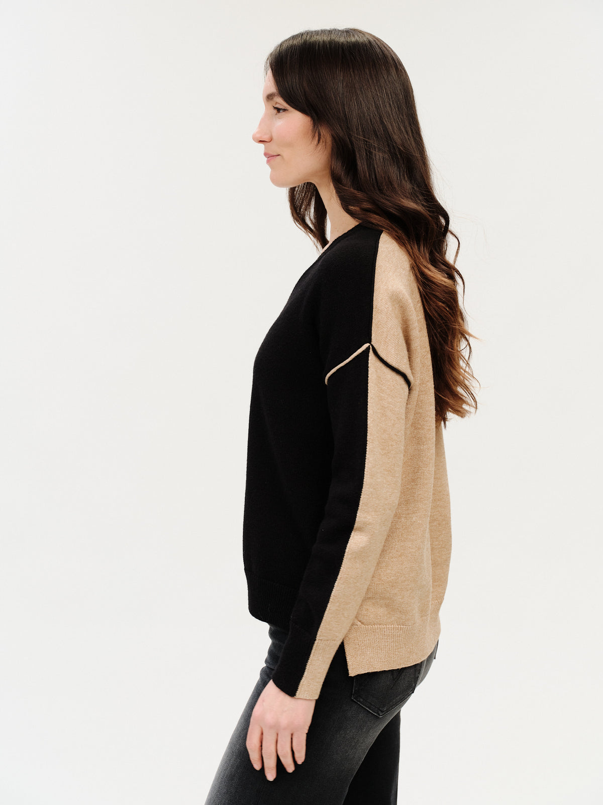 fiore sweater [black/camel]