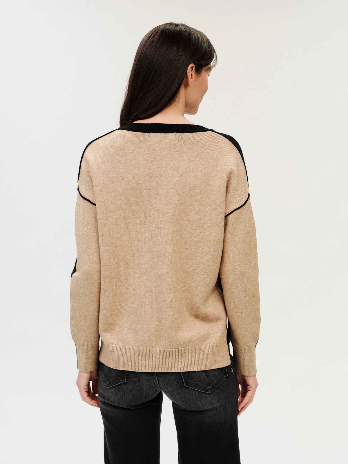 fiore sweater [black/camel]