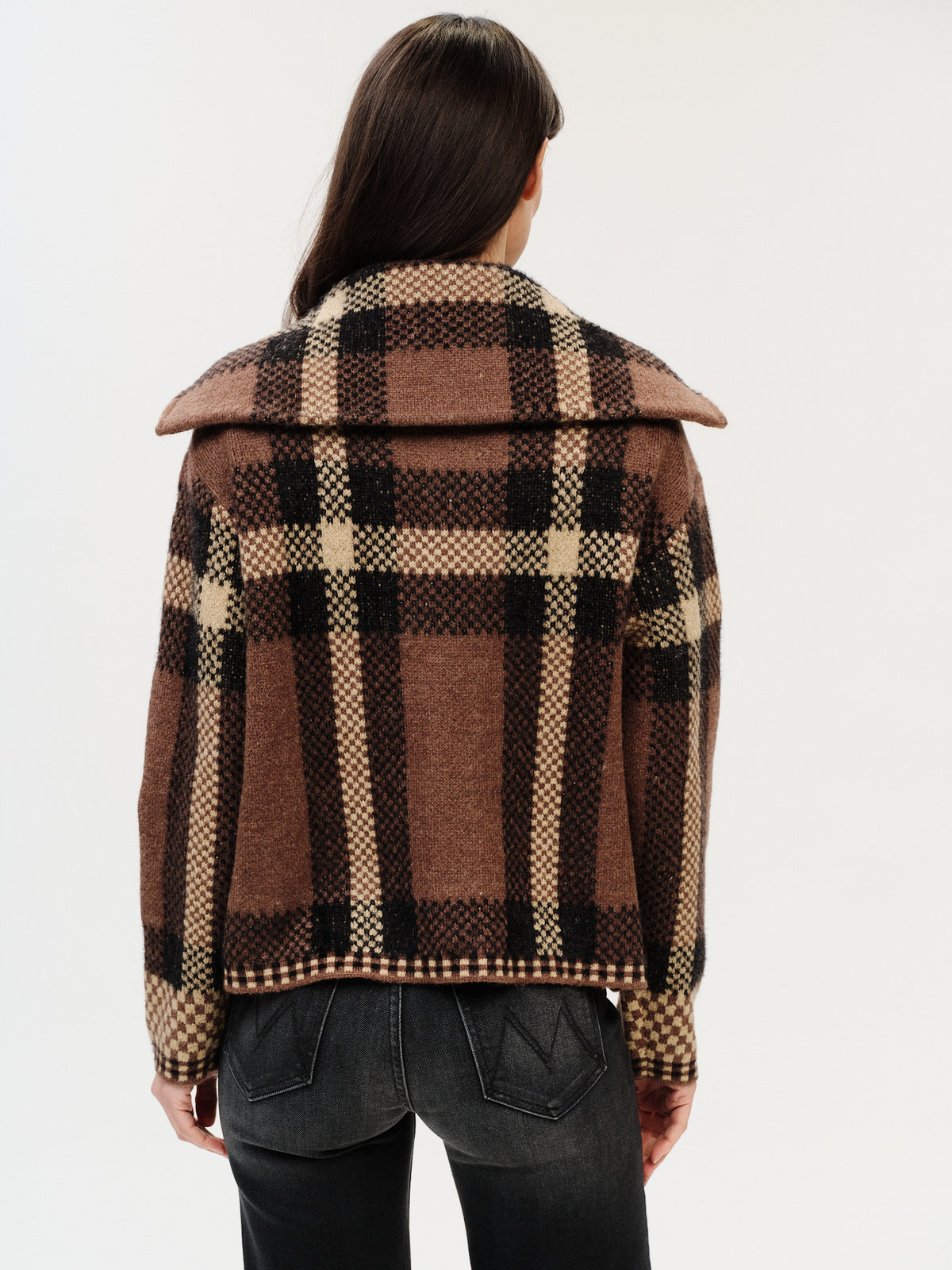 cypress zip up [brown plaid]