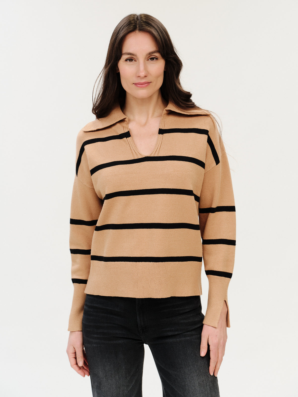 ruth sweater [tan/black]