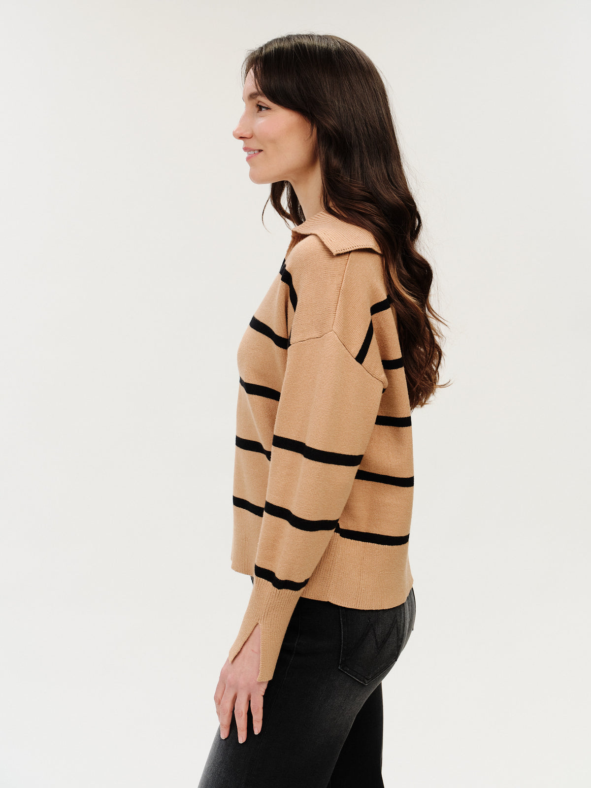 ruth sweater [tan/black]