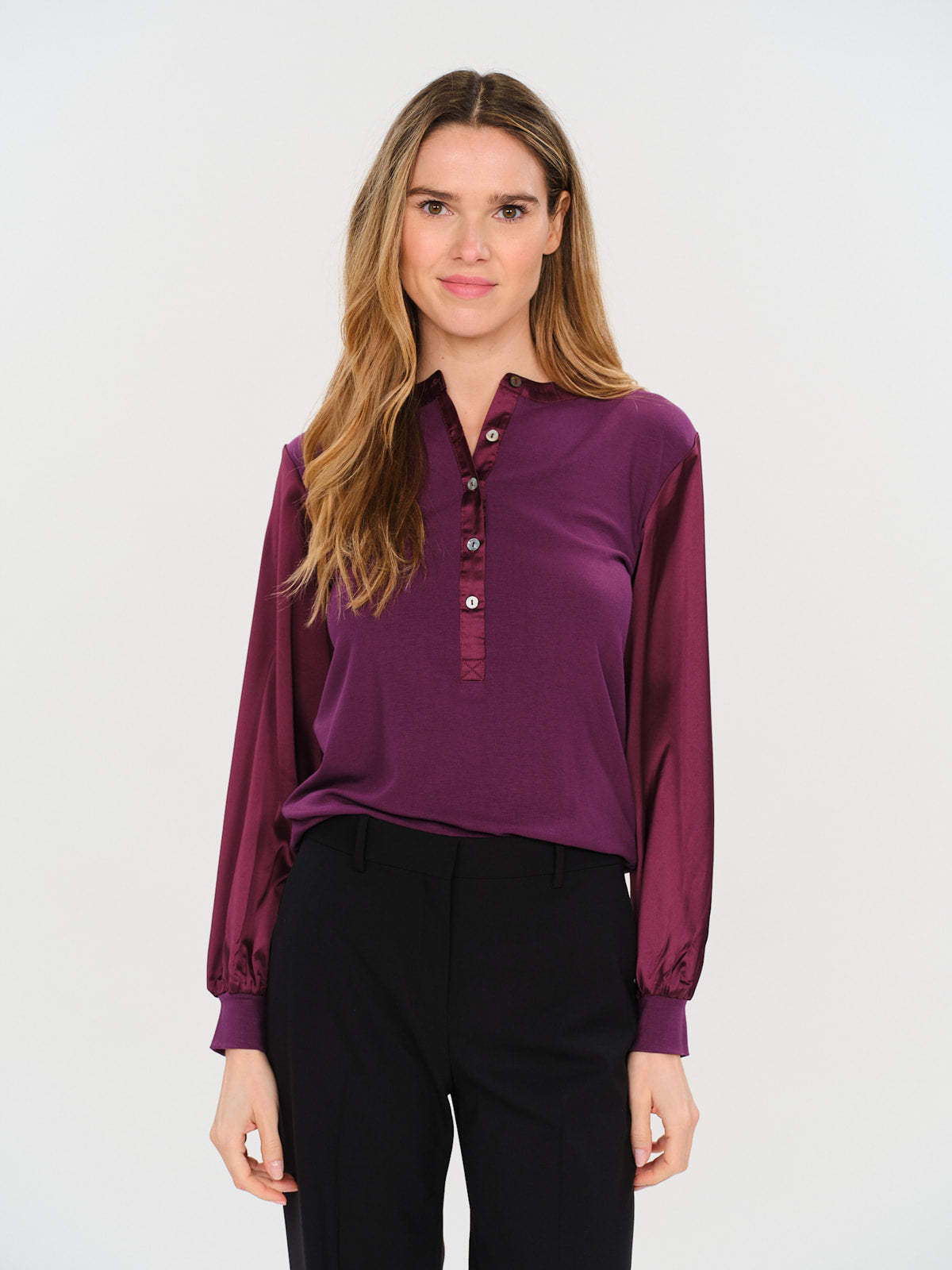janie top [plum]