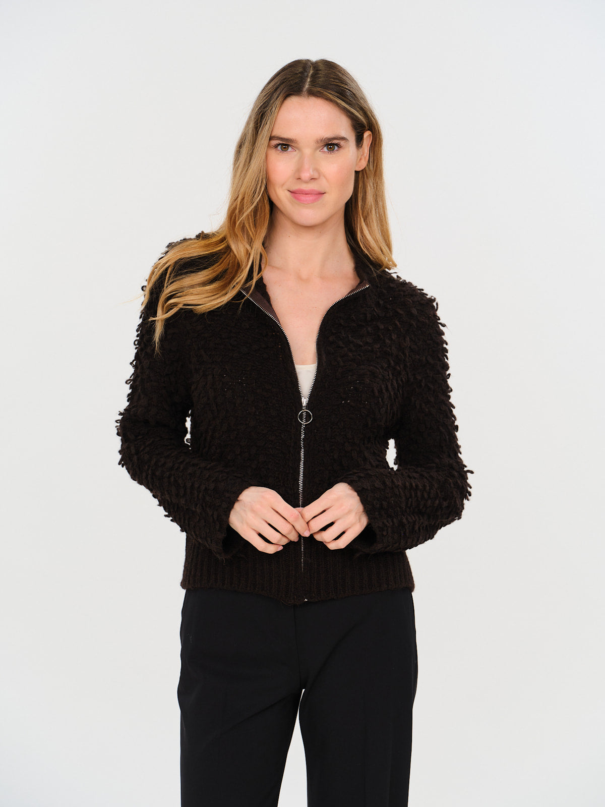 blanc cardigan [chocolate]
