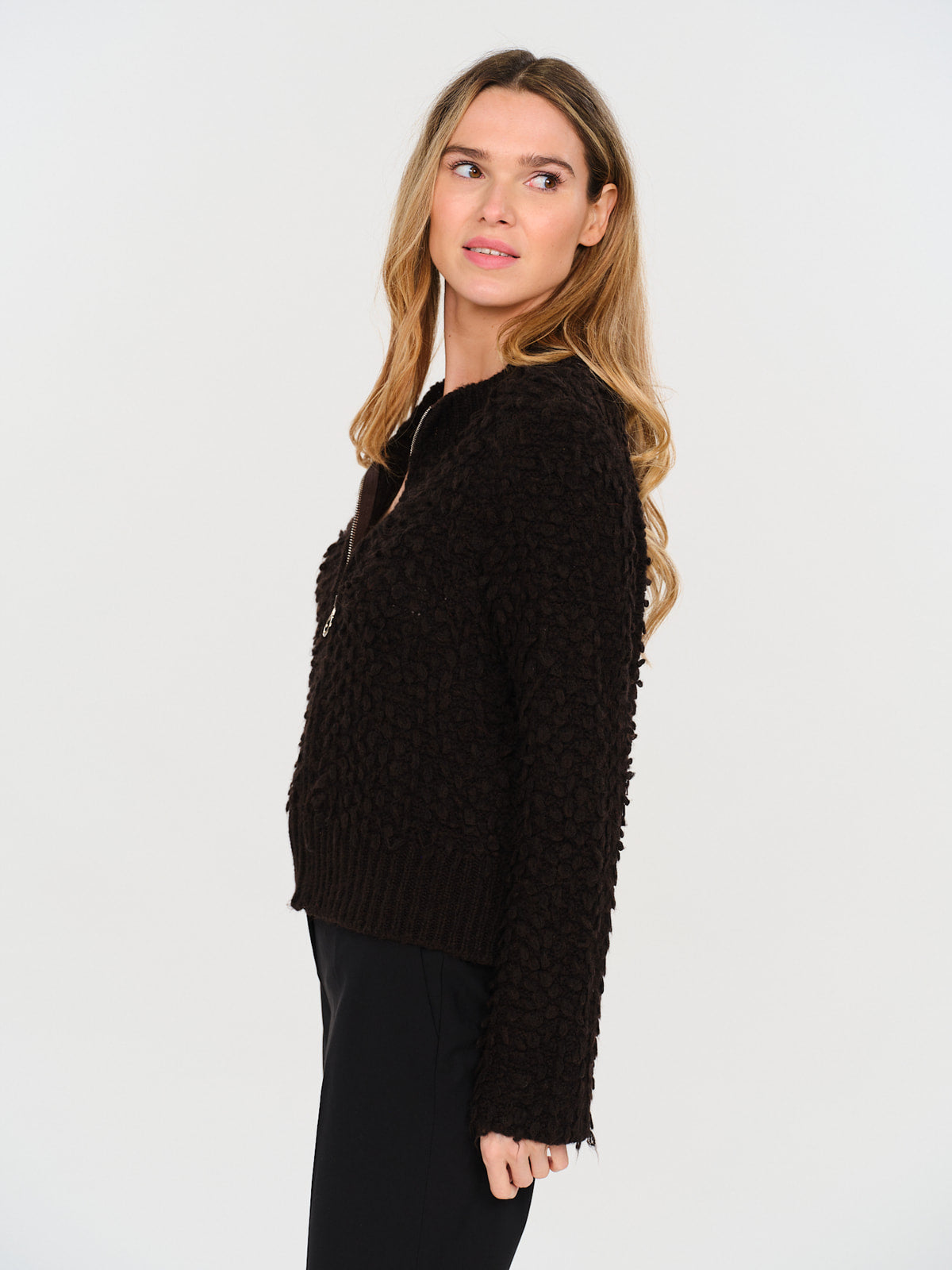 blanc cardigan [chocolate]
