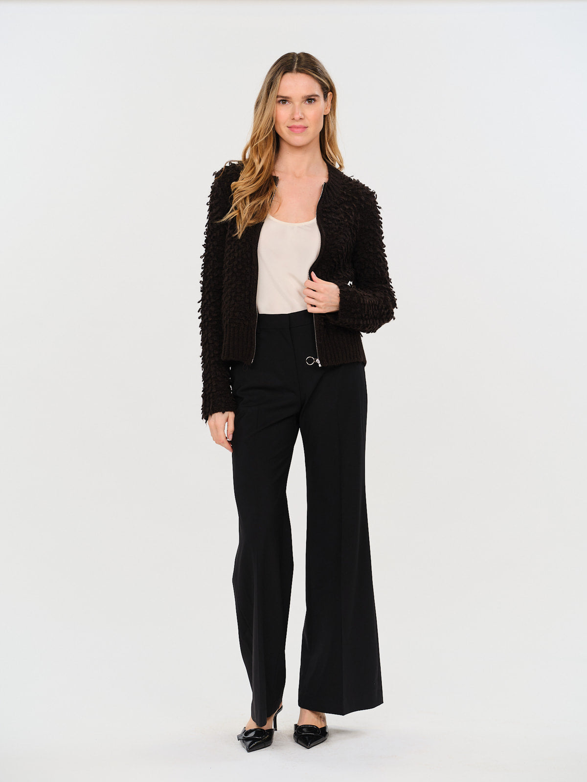 blanc cardigan [chocolate]