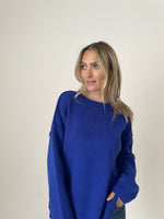 Load image into Gallery viewer, aspen sweater [royal blue]
