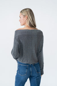 the anywhere top lurex [silver]