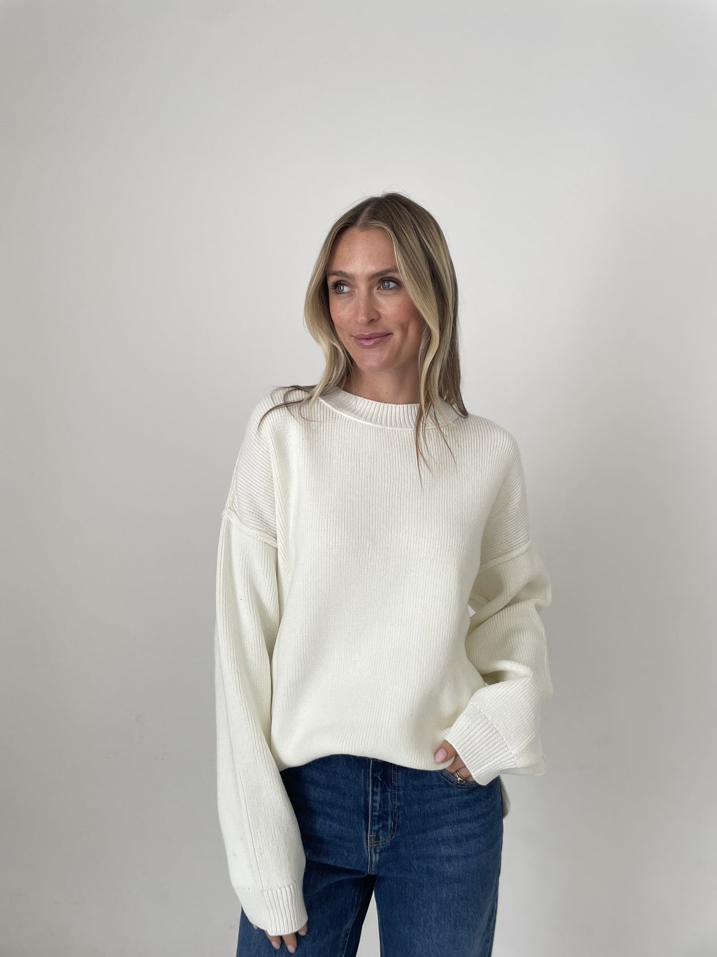 aspen sweater [winter white]