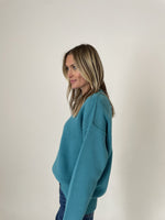 Load image into Gallery viewer, aspen sweater [teal]
