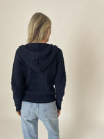 Load image into Gallery viewer, francis cable hoodie [navy]
