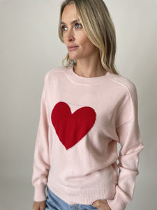 sweetheart sweater [pink]