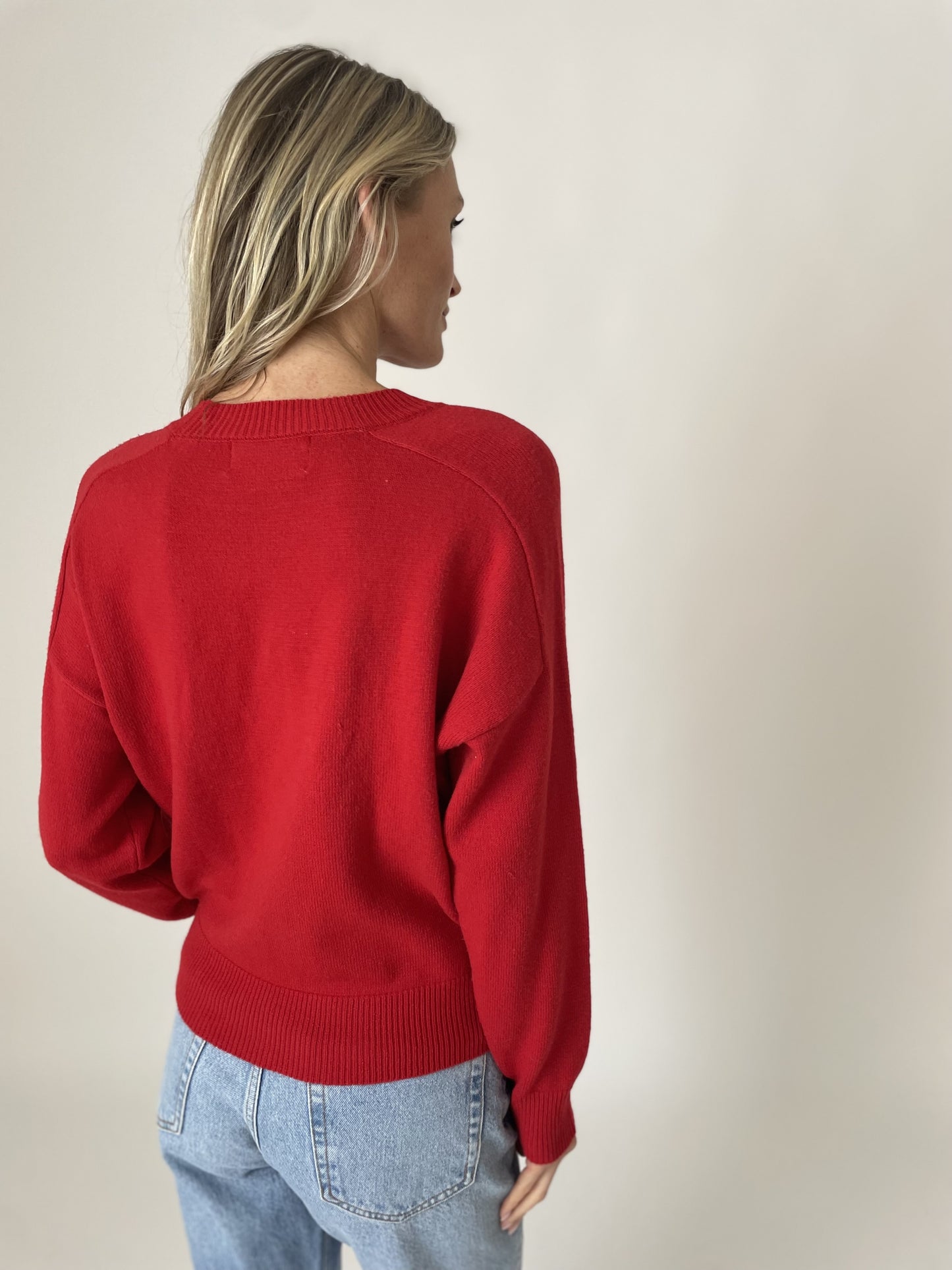 love sweater [red]