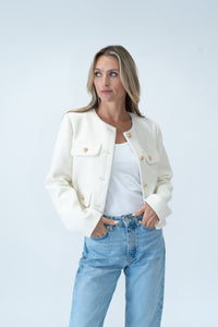 blakely blazer [ivory]