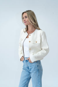 blakely blazer [ivory]