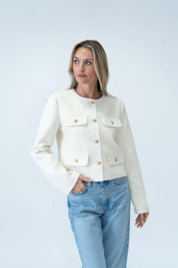 blakely blazer [ivory]