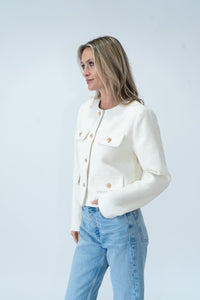 blakely blazer [ivory]