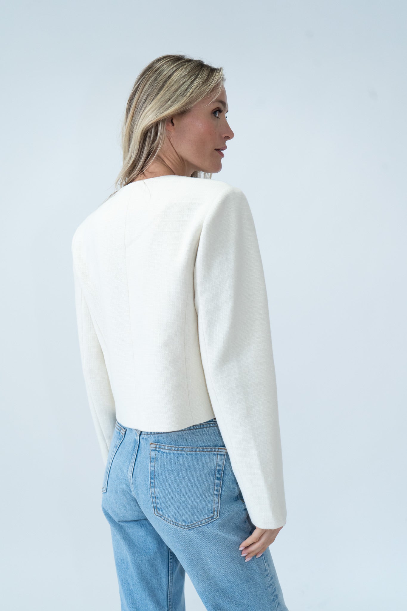 blakely blazer [ivory]