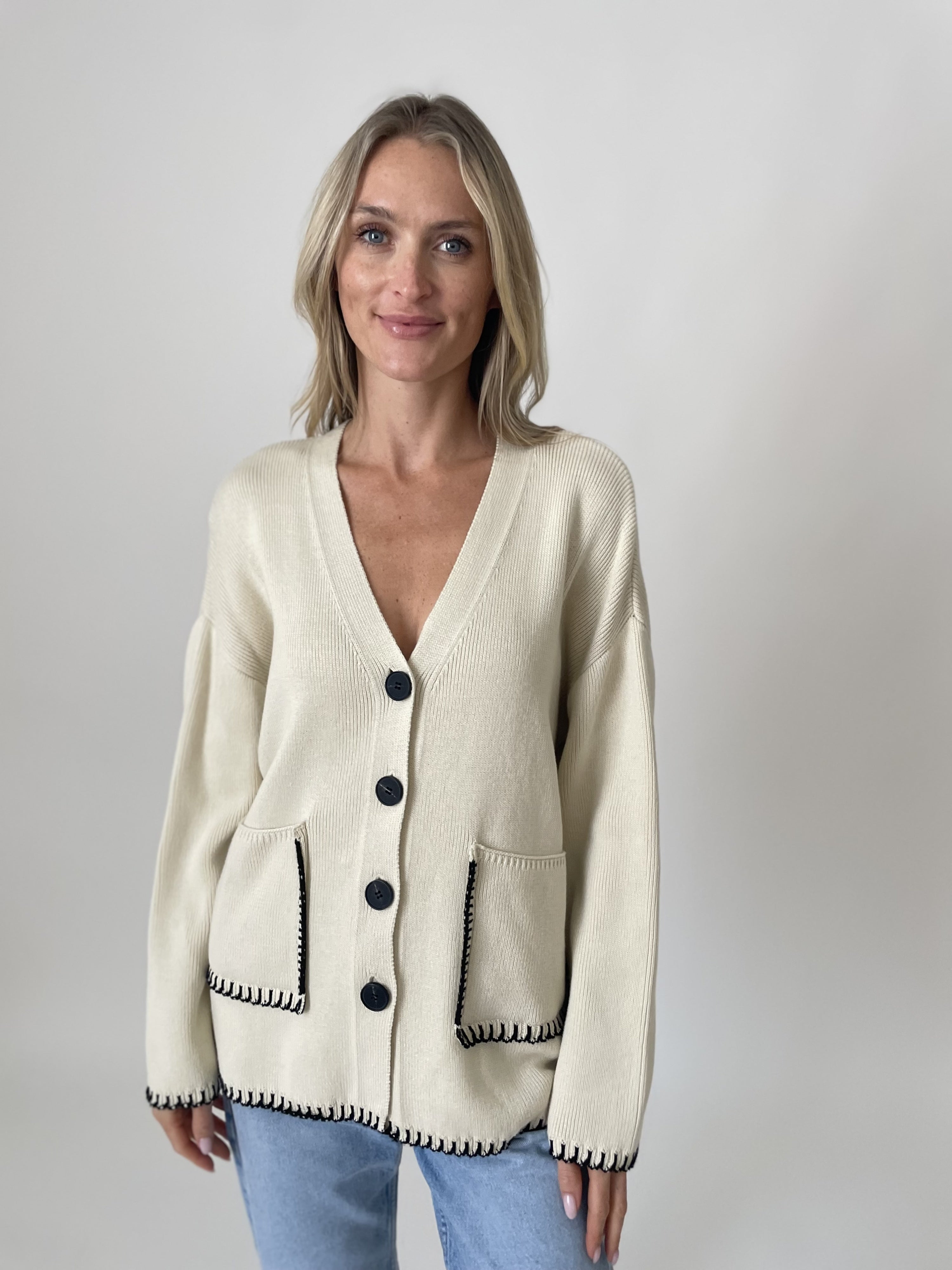 setauket cardigan [bone]