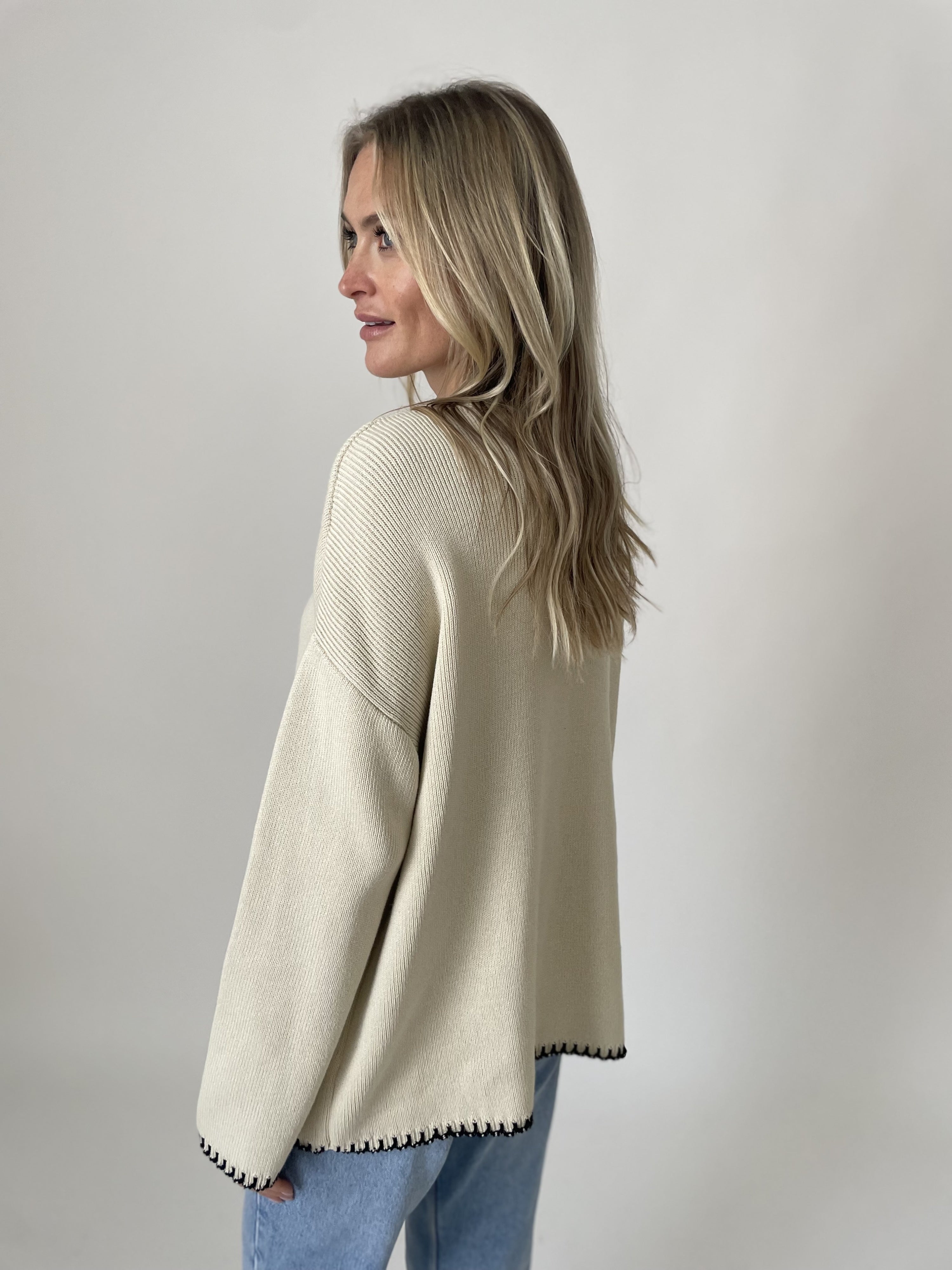 setauket cardigan [bone]