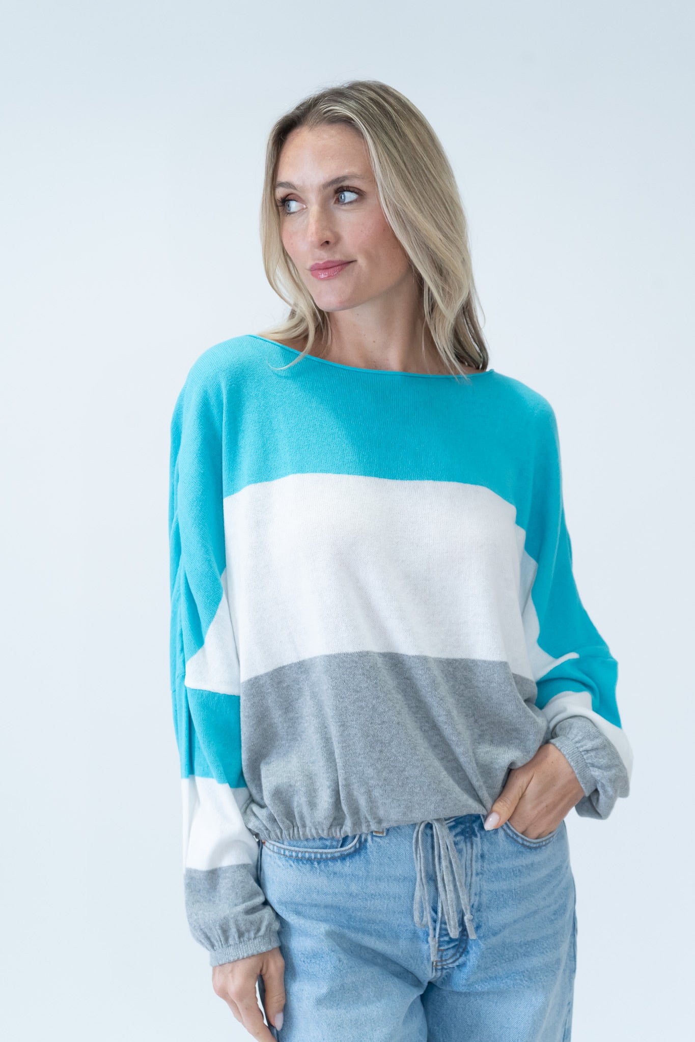 georgia sweater [aqua]